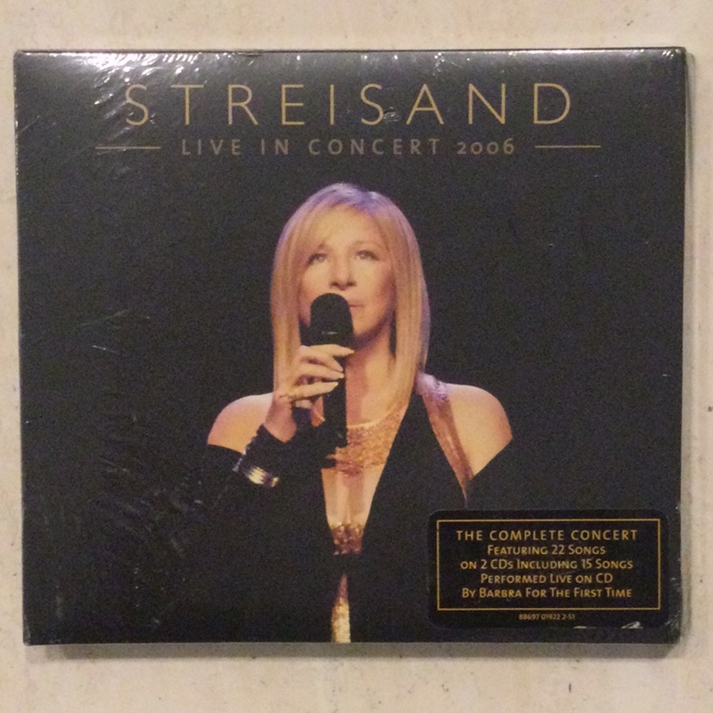 Barbara Streisand Live In Concert CD Set 2006 New Sealed CDs Vintage
